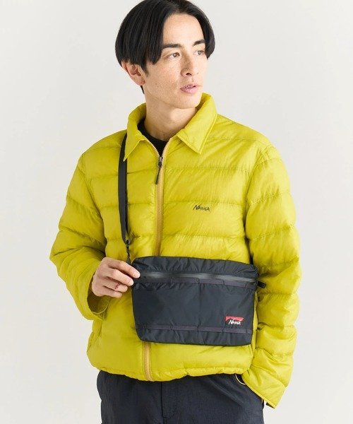 GSC MENS SELECT NANGA/ナンガ AURORA TEX SACOCHE ゴースローキャラバン バッグ ショルダーバッグ ブラック