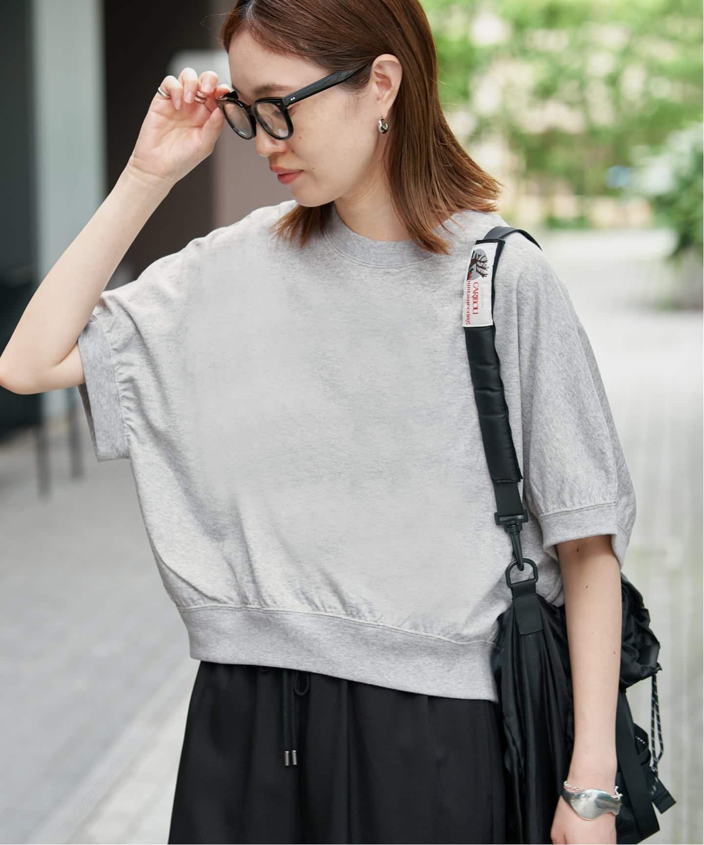SLOBE IENA ドルマンプルオーバー スローブ イエナ トップス カットソー・Tシャツ グレー ベージュ ネイビー