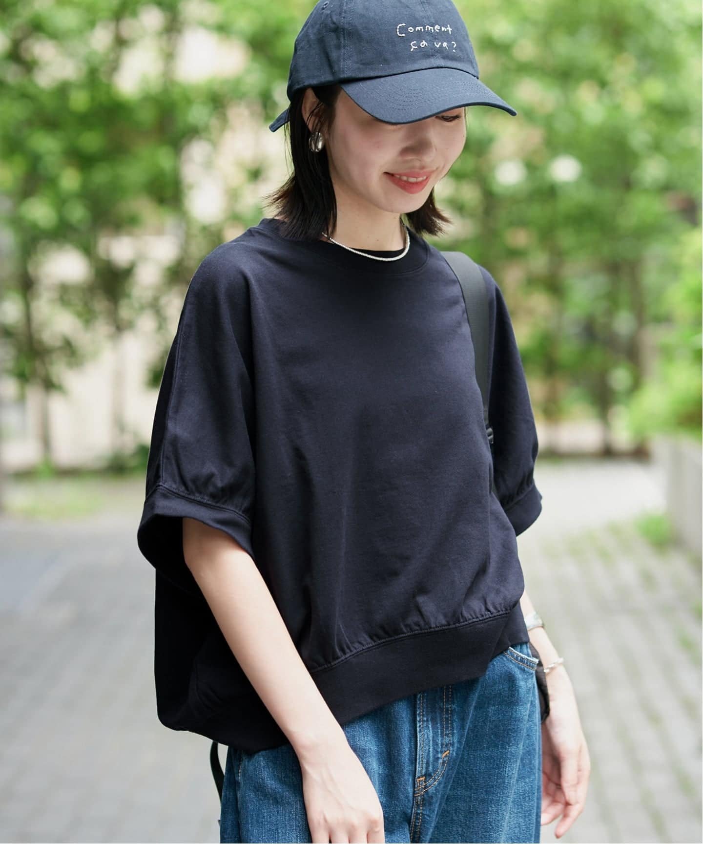 SLOBE IENA ドルマンプルオーバー スローブ イエナ トップス カットソー・Tシャツ グレー ベージュ ネイビー