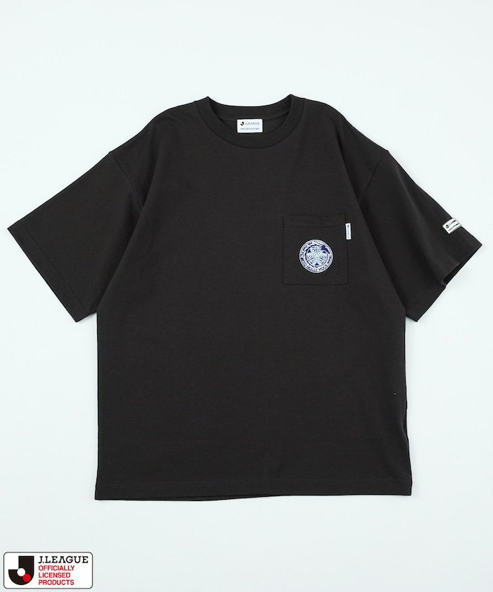 J.LEAGUE × FREAK'S STORE 別注SUPPORTERS SHORT SLEEVE TEE【水戸ホーリーホック】 フリークスストア トップス カットソー・Tシャツ ホワイト グレー