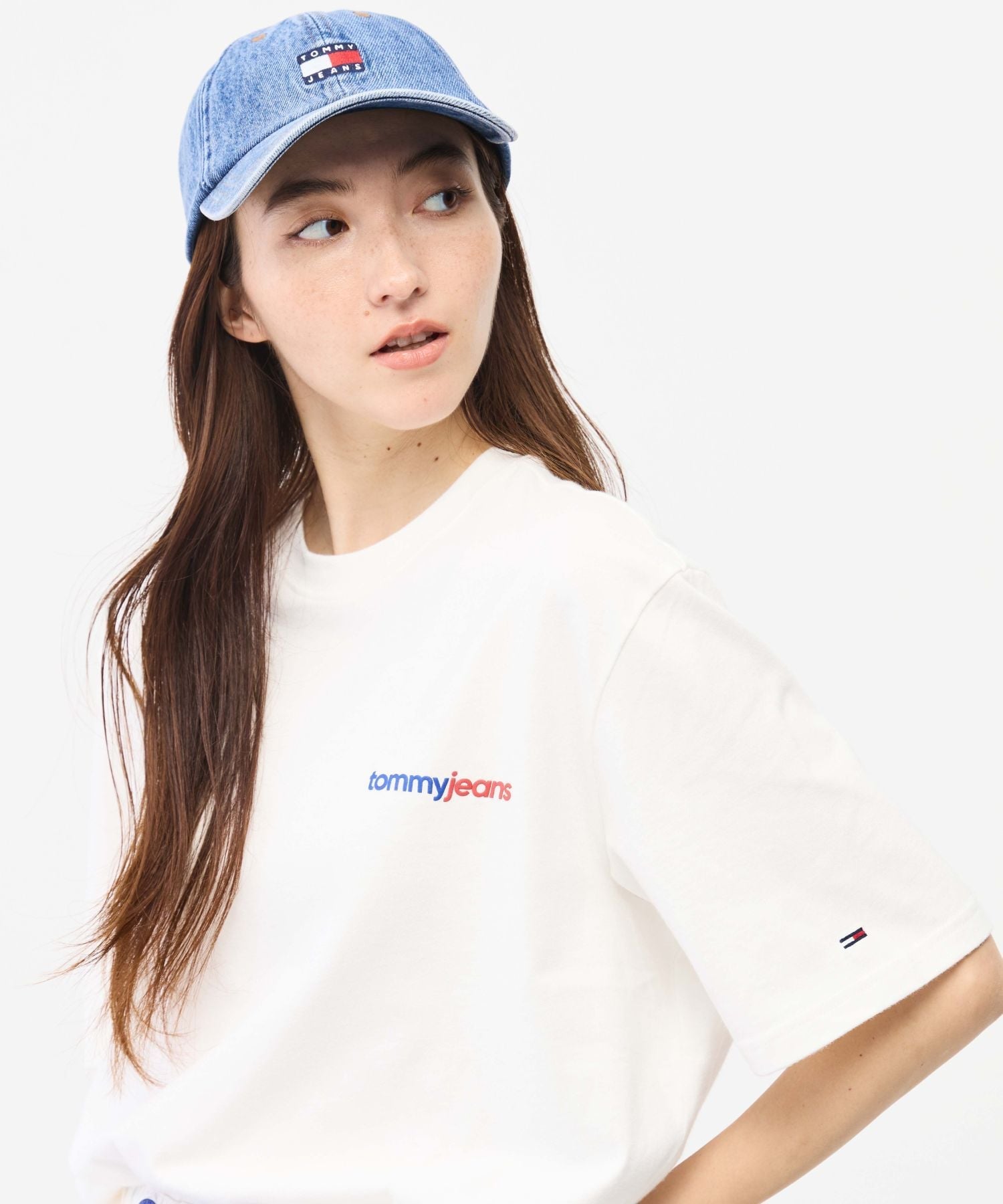 TOMMY JEANS 【オンライン限定】ユニセックス ヘリテージデニムキャップ トミーヒルフィガー 帽子 キャップ ブルー【送料無料】
