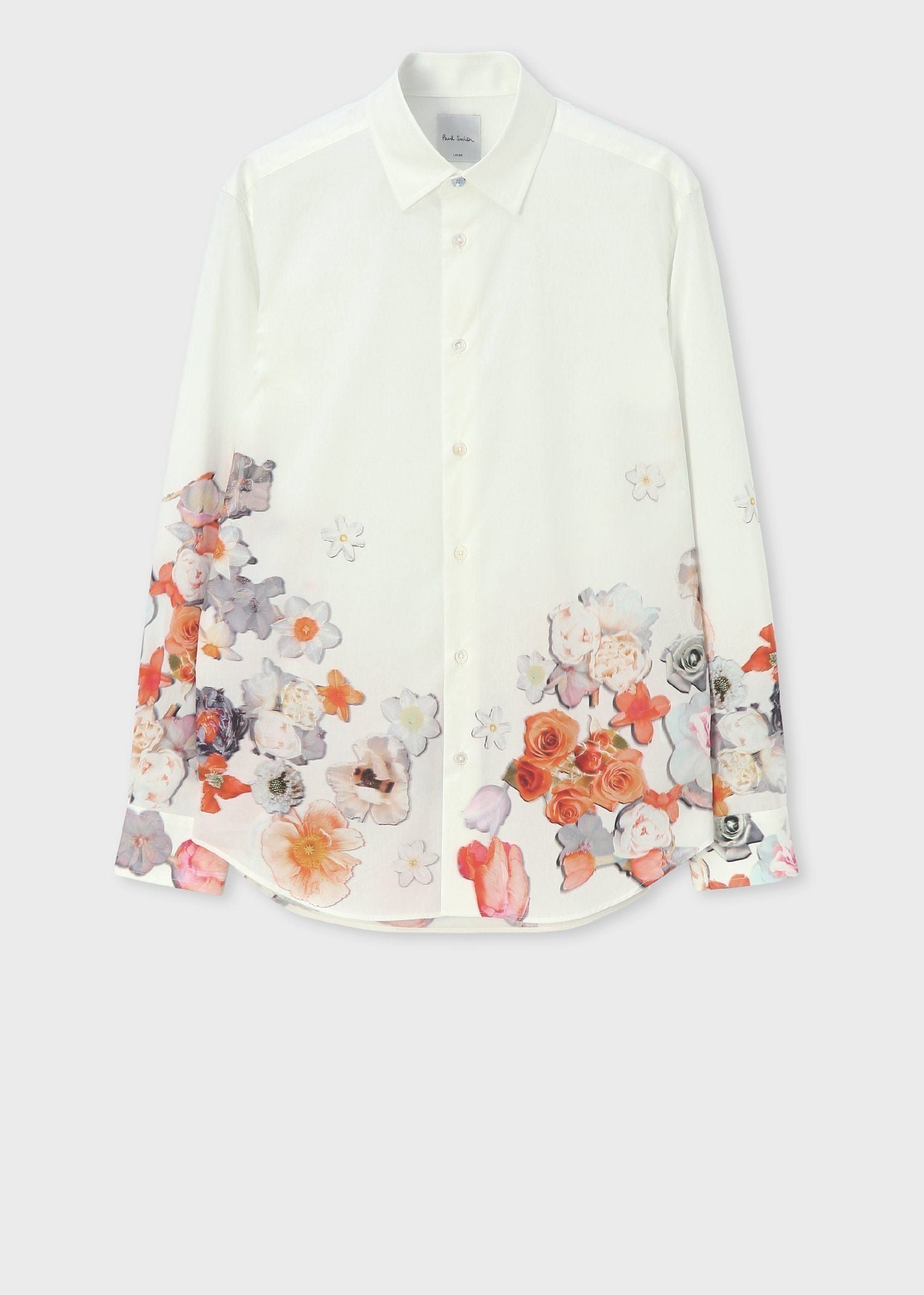 Paul Smith "Climbing Floral" プリントシャツ ポール・スミス トップス シャツ・ブラウス ホワイト