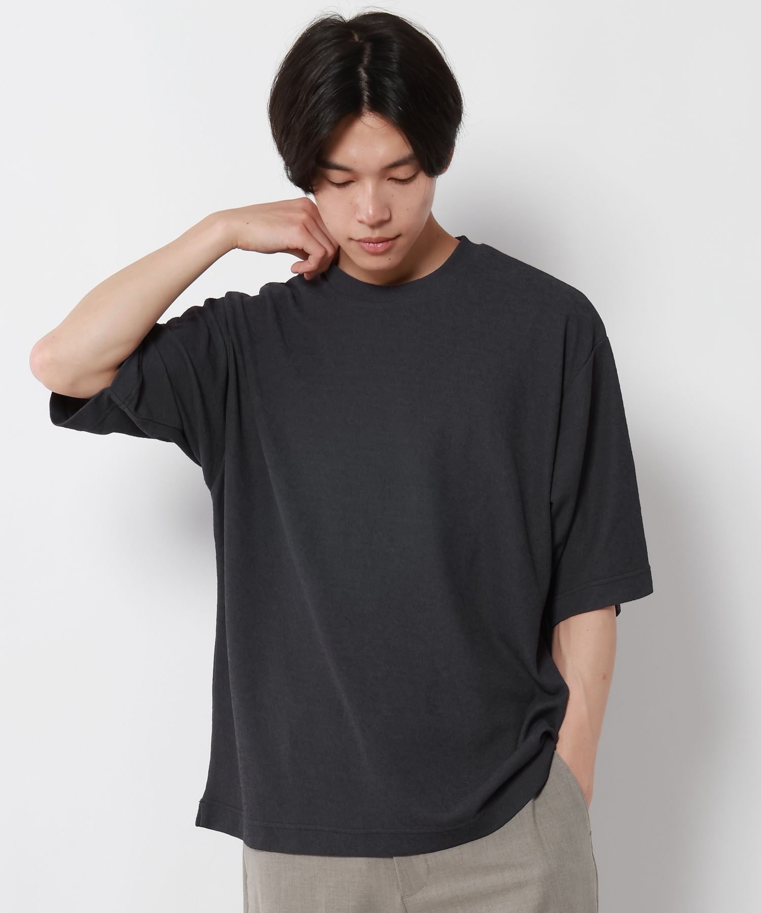 AiryBreezeTシャツ/一部店舗限定/815911 グローバルワーク トップス カットソー・Tシャツ グレー