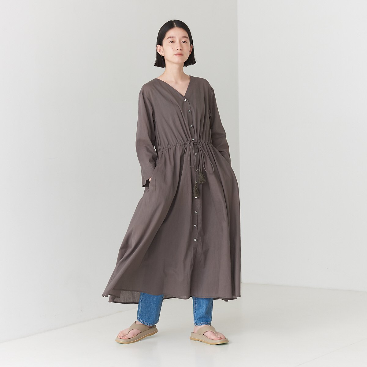 【SALE／30%OFF】collex 【MOHI/モヒ】トングサンダル コレックス シューズ・靴 サンダル ブラック ブラウン【送料無料】