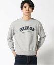 【SALE／50%OFF】GUESS (M)Logo Sweatshirt ゲス トップス スウェット・トレーナー グレー ブラック ホワイト【送料…