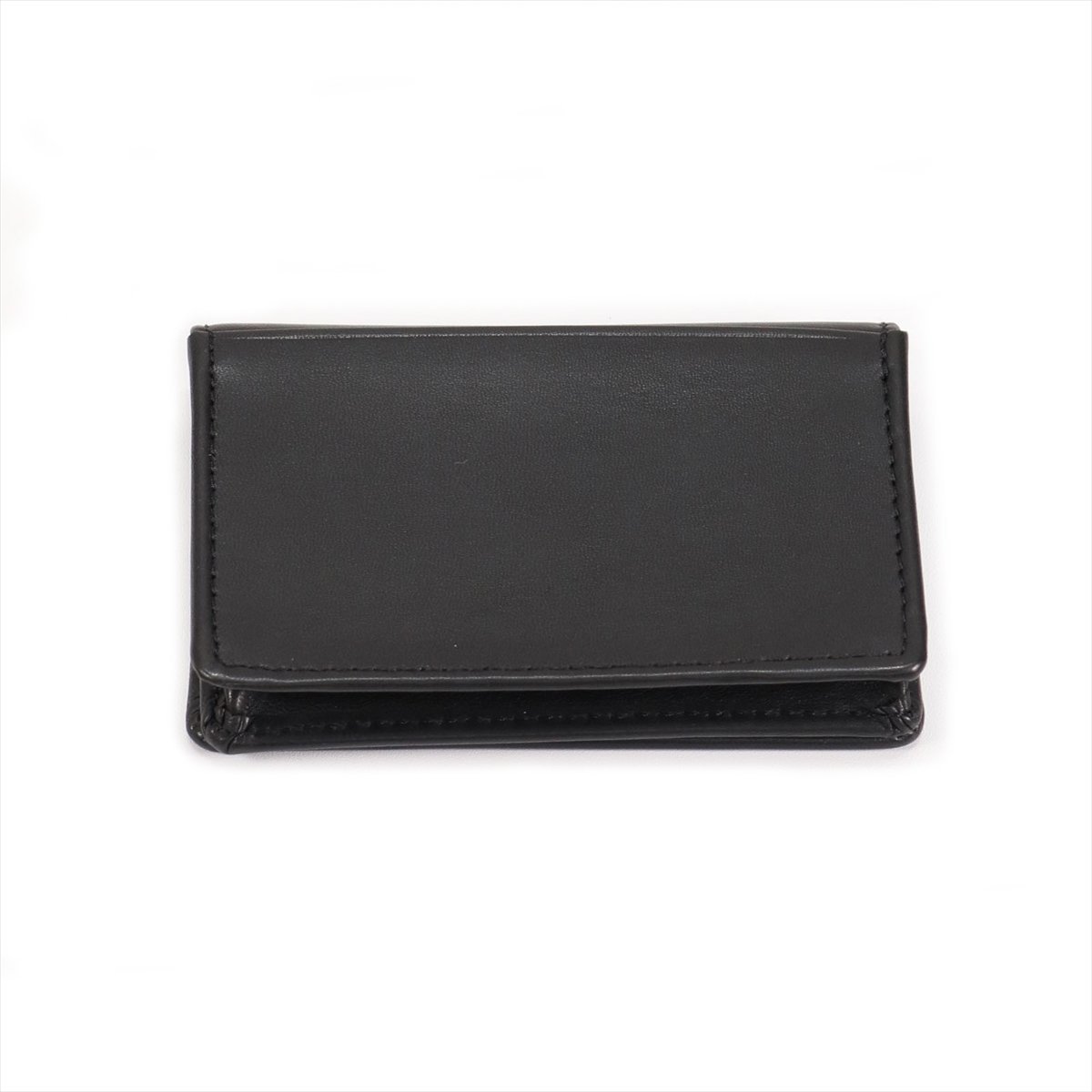 名刺入れ 本革 エチオピアンシープレザー 羊革 BM23H900HJ0J30A-39-W00 トーキョーシャツ 財布・ポーチ・ケース 名刺入れ・カードケース ブラック