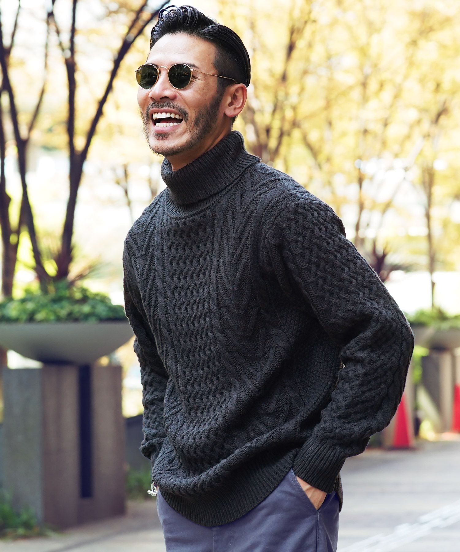 楽天市場】グリーン（スタイル（ネック）タートルネック