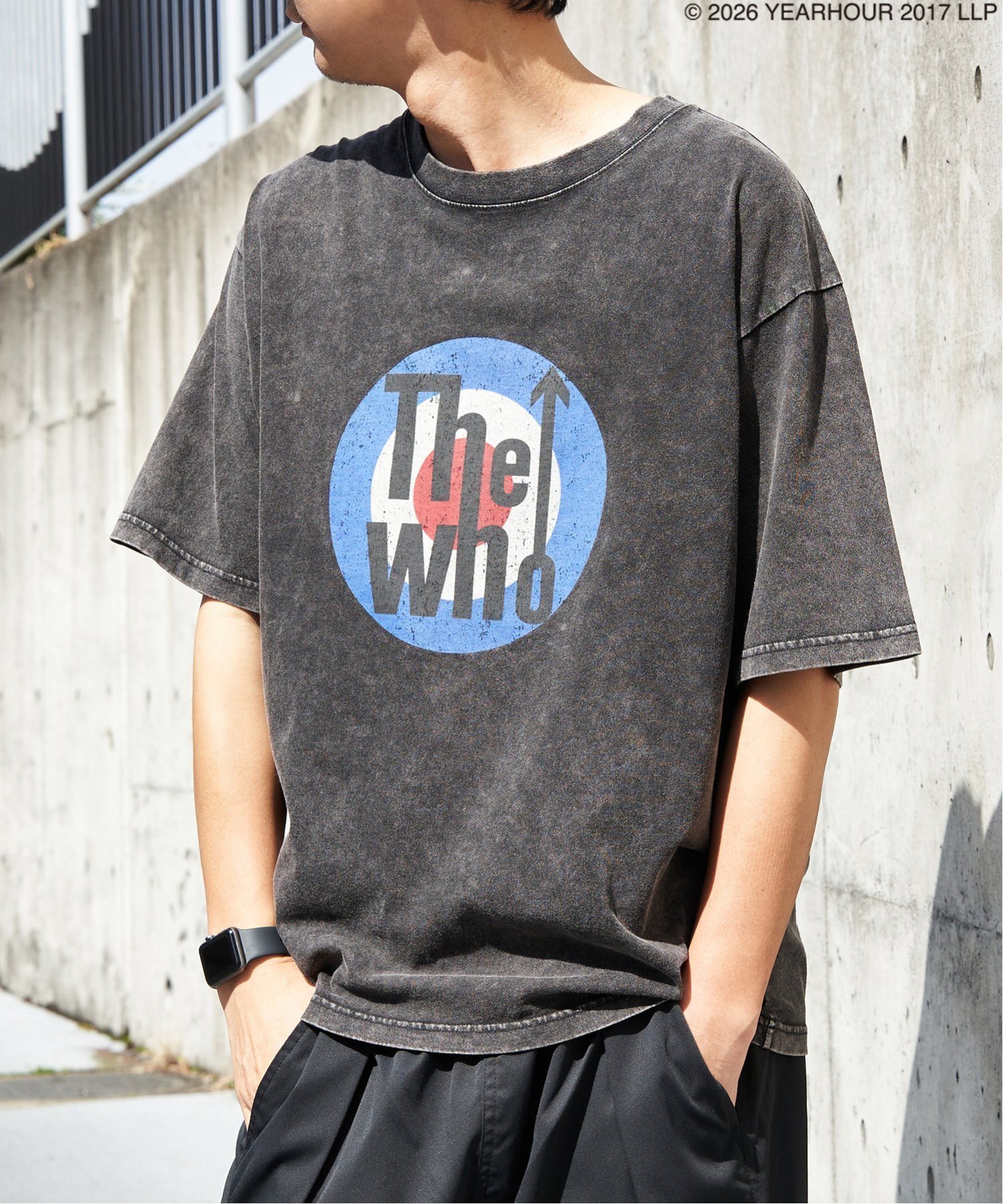 VENCE share style MENs The Who ザ・フー バンドT ヴァンス エクスチェンジ トップス カットソー・Tシャツ ホワイト ブラック