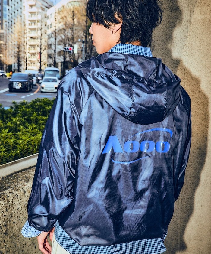 UMBRO × Aooo アノラックパーカー フリークスストア ジャケット・アウター ブルゾン・ジャンパー ネイビー ホワイト