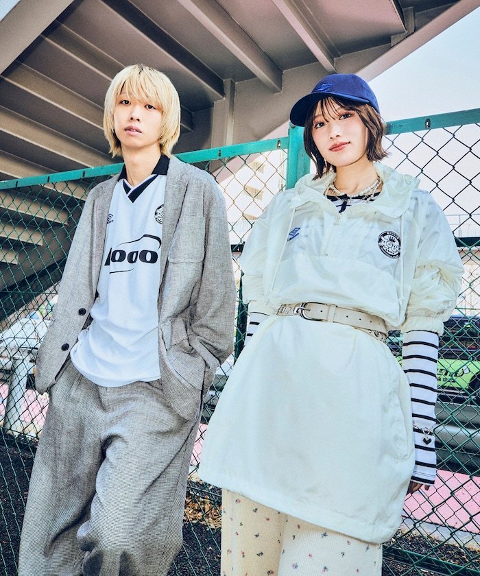 UMBRO × Aooo アノラックパーカー フリークスストア ジャケット・アウター ブルゾン・ジャンパー ネイビー ホワイト