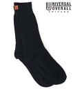 【SALE/10%OFF】UNIVERSAL OVERALL UNIVERSAL OVERALL/USAコットンワッフルクルーソックス LU-005 LU-40...