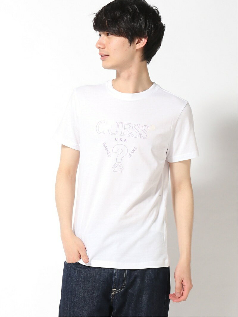 【SALE／30%OFF】GUESS (M)Logo Tee ゲス トップス カットソー・Tシャツ ブラック ホワイト 2
