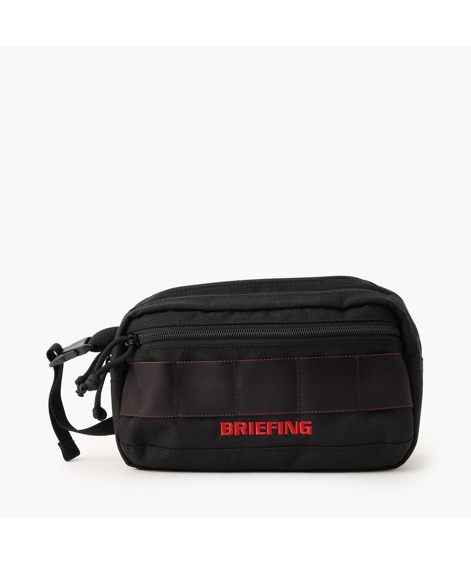 ブリーフィング BRIEFING GOLF 【BRIEFING GOLF/ブリーフィングゴルフ】TURF DOUBLE ZIP POUCH TL ブリーフィング 財布・ポーチ・ケース ポーチ ブラック【送料無料】