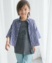 【SALE/50%OFF】ROPE' PICNIC KIDS 【BOYS】ハーフスリーブシャツ/リンクコーデ ロペピクニック トップス シャツ・ブラウス ネイビ...