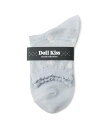 【SALE/10%OFF】Doll Kiss シースルー花柄ソックス エスペランサ 靴下・レッグウェア 靴下 ブルー