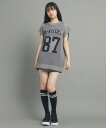 【SALE/50%OFF】PINK-latte ナンバリングメッシュベスト ピンク ラテ トップス ベスト・ジレ ネイビー グレー