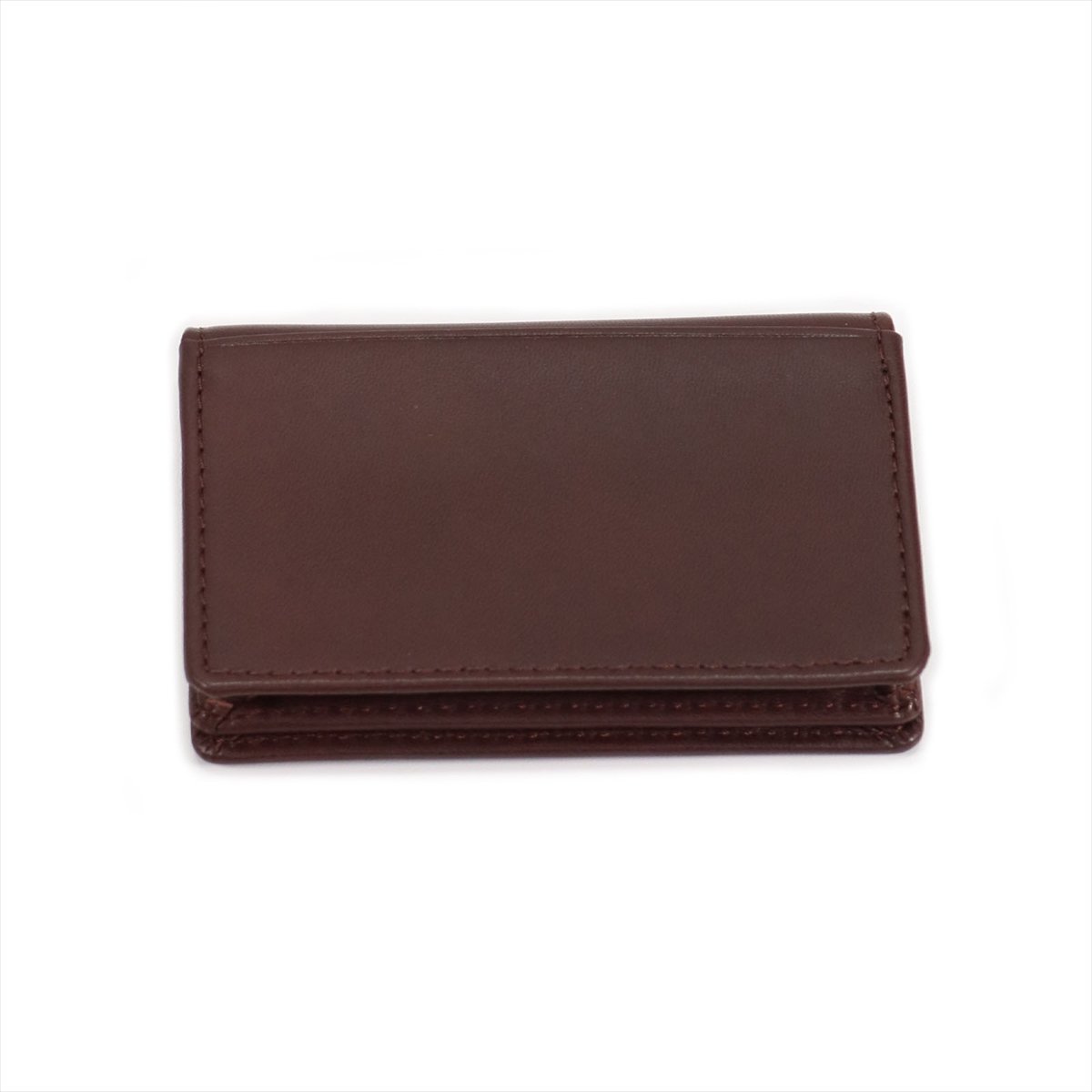 名刺入れ 本革 エチオピアンシープレザー 羊革 BM23H900HJ0J30A-59-W00 トーキョーシャツ 財布・ポーチ・ケース 名刺入れ・カードケース ブラウン