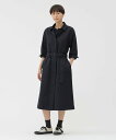 MHL. WA-SHI COTTON PLAINWEAVE DRESS マーガレット・ハウエル ワンピース・ドレス その他のワンピース・ドレス ブラック【送料無...