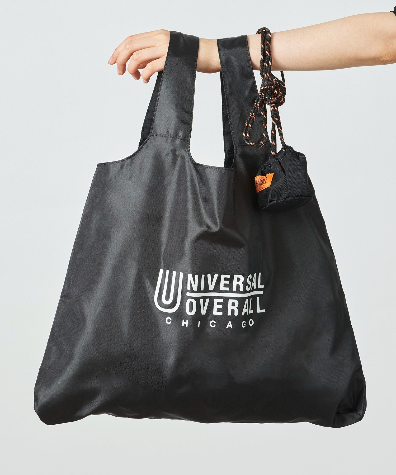 【SALE／10%OFF】UNIVERSAL OVERALL UNIVERSAL OVERALL/へそ巾着ポーチ ミニポーチ付 エコバッグ ショ..