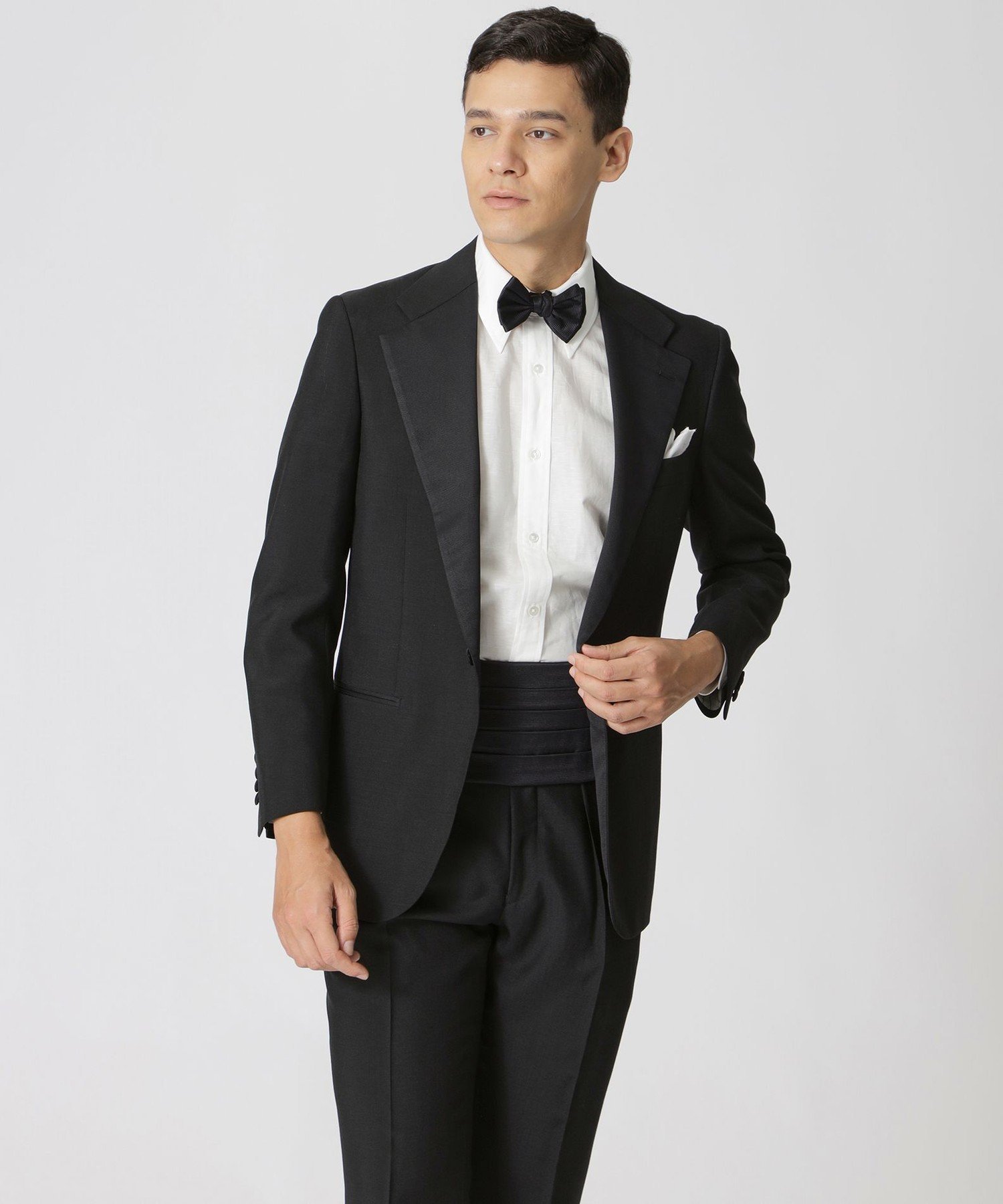 Paul Stuart 【数量限定】【COLLECTION LINE】ブラックモヘヤS1Bディナースーツ ポール・スチュアート スーツ・フォーマル セットアップ...