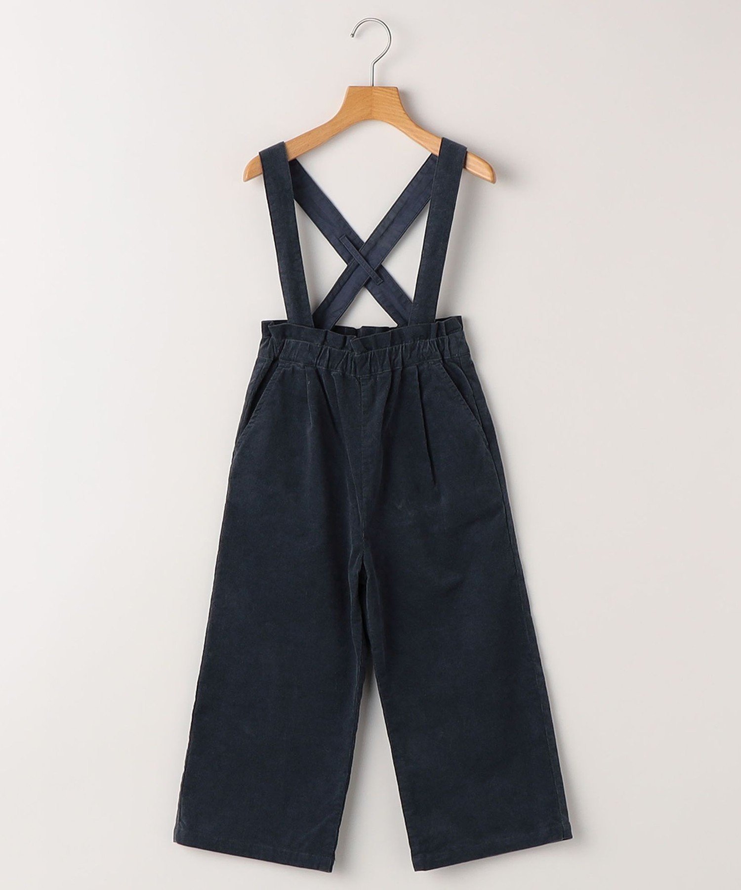 SHIPS KIDS SHIPS KIDS:140~150cm / コーデュロイ ストラップ ワイド パンツ シップス パンツ その他のパンツ ピンク ホワイト【送料無..