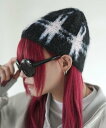 【SALE/50%OFF】improves アンゴラタッチ ニットキャップ インプローブス 帽子 ニット帽・ビーニー ブラック