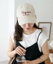 Discoat ウォッシュツイル刺繍CAP ディスコート 帽子 その他の帽子 ホワイト ブラウン カーキグリーン グレー