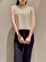 SNIDEL ラメタンクトップス スナイデル トップス ノースリーブ・タンクトップ ブラック【送料無料】