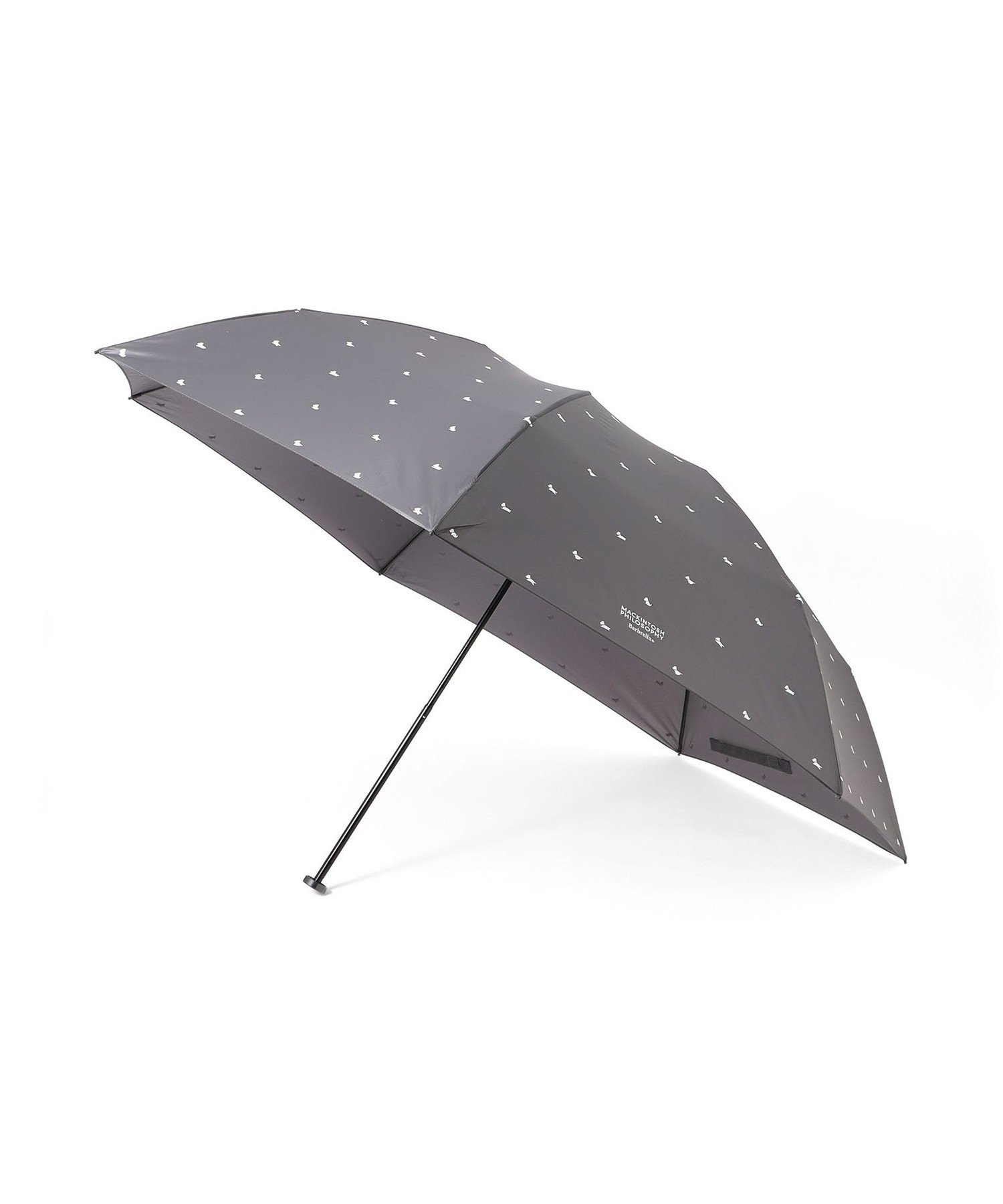 MACKINTOSH PHILOSOPHY 【WEB限定】バーブレラ ランニングテリア 60cm マッキントッシュ フィロソフィー ファッション雑貨 傘・長傘 ブラック グレー【送料無料】