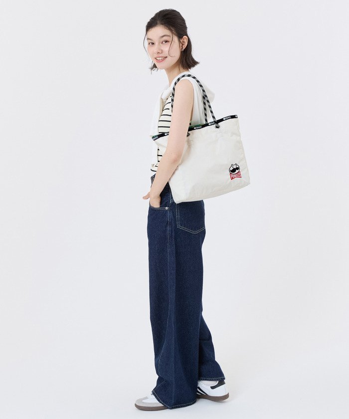 【公式】レスポートサック トートバッグ 1435HH74 LeSportsac レスポートサック バッグ トートバッグ ホワイト