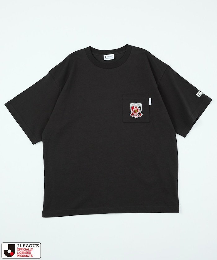 J.LEAGUE × FREAK'S STORE 別注SUPPORTERS SHORT SLEEVE TEE【浦和レッズ】 フリークスストア トップス カットソー・Tシャツ ホワイト グレー