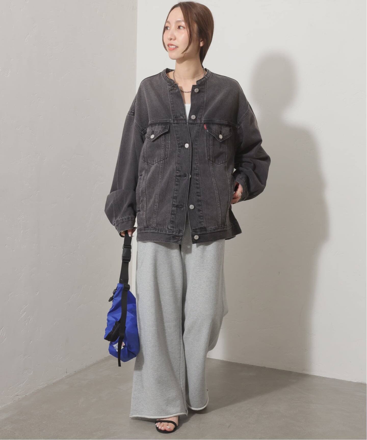 JOURNAL STANDARD relume 《予約》別注【LEVI'S】COLLARLESS XL TRUCKER BK:デニムジャケット ジャーナル スタンダード レリューム ジャケット・アウター デニムジャケット ブラック