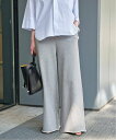 Spick & Span 《追加》スウェットルーズパンツ スピックアンドスパン パンツ ジャージ・スウェットパンツ グレー ブラック【送料無料】