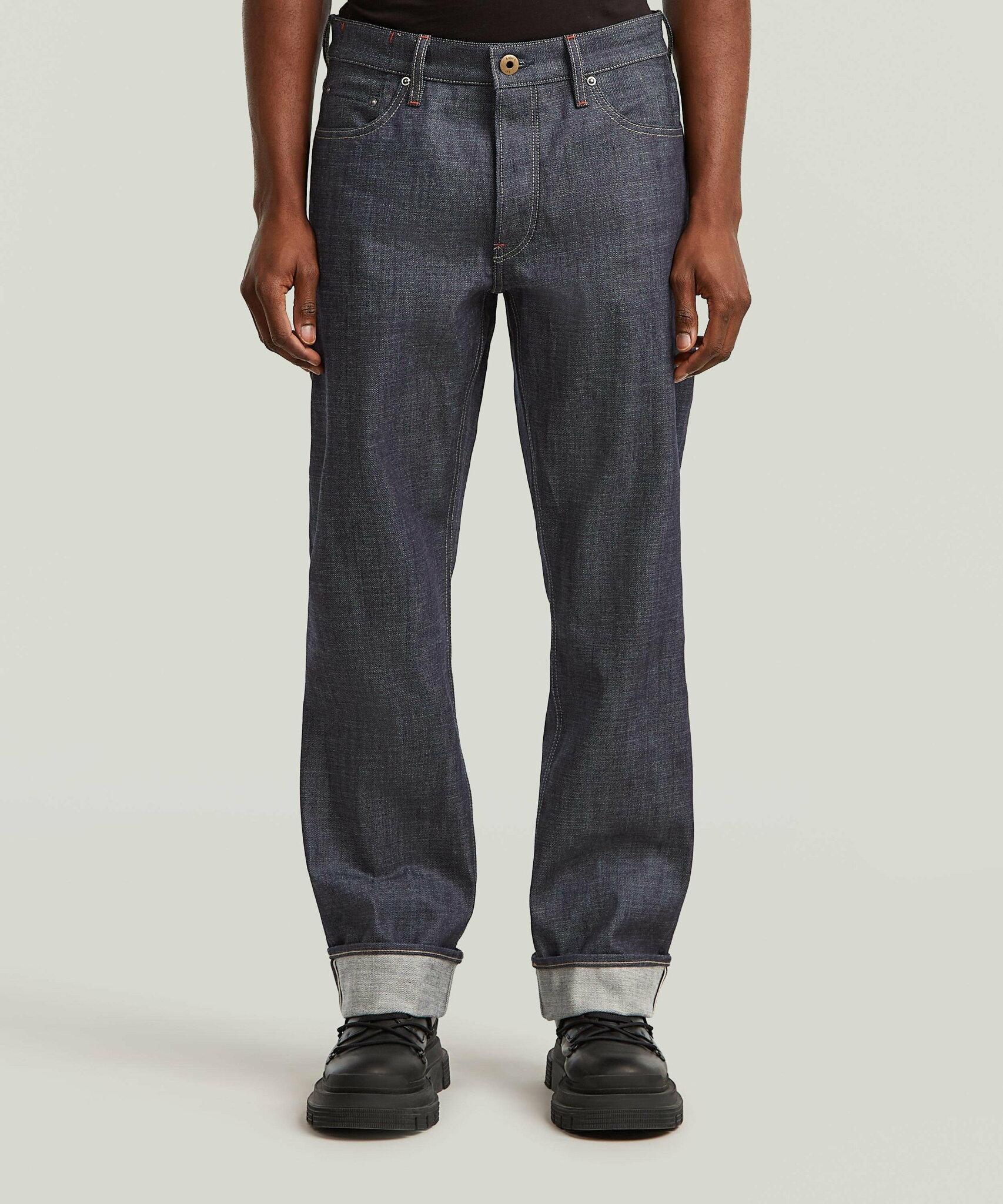 【SALE/40%OFF】G-Star RAW 【公式ショップ】DAKOTA REGULAR STRAIGHT JEANS/クラシックデザインセルビッジレギュラーストレートジーンズ ジースターロゥ パンツ ジーンズ・デニムパンツ ネイビー【送料無料】