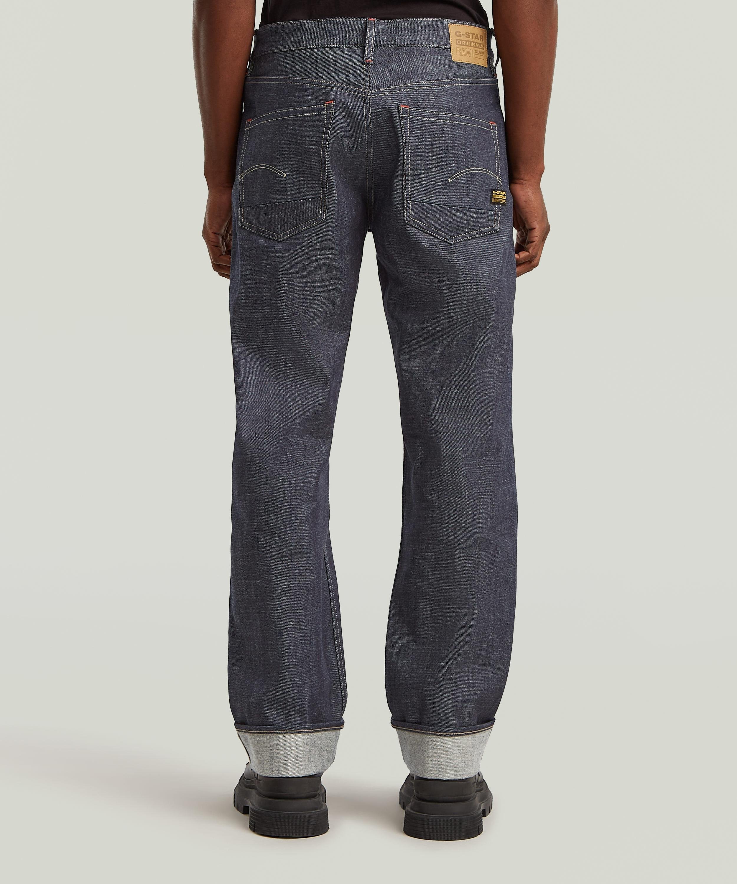 【SALE／40%OFF】G-Star RAW 【公式ショップ】DAKOTA REGULAR STRAIGHT JEANS/クラシックデザインセルビッジレギュラーストレートジーンズ ジースターロゥ パンツ ジーンズ・デニムパンツ ネイビー【送料無料】