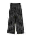 【SALE/40%OFF】DES PRES プチブークレーツイードニット ストレートパンツ トゥモローランド パンツ その他のパンツ グレー【送料無料】