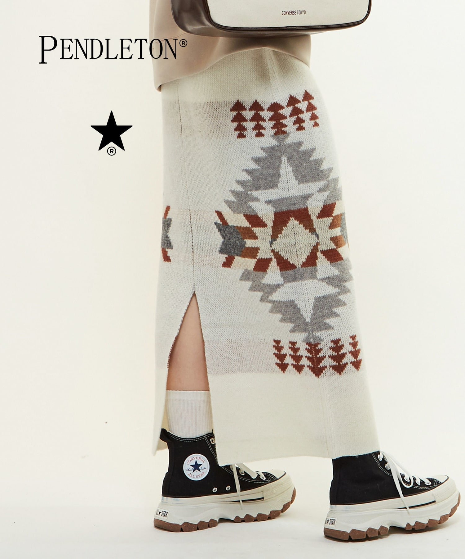 【SALE／40%OFF】CONVERSE TOKYO WOMEN 【PENDLETON】KNIT 