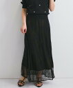 【SALE/50%OFF】QUEENS COURT シアーストレッチレーススカート≪洗濯機で洗える≫ クイーンズコート スカート その他のスカート ホワイト ブラック【送料無料】(4)