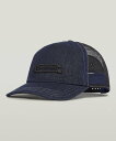 G-Star RAW 【公式ショップ】AVERNUS TRUCKER CAP/ロゴデニムメッシュキャップ ジースターロゥ 帽子 キャップ ブルー【送料無料】