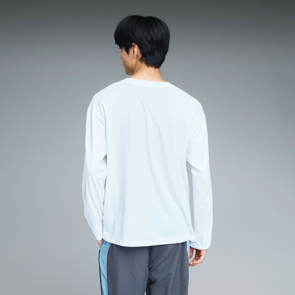 【SALE／30%OFF】PUMA メンズ ESS MX リラックスド キャット 長袖 Tシャツ プーマ トップス カットソー・Tシャツ イエロー