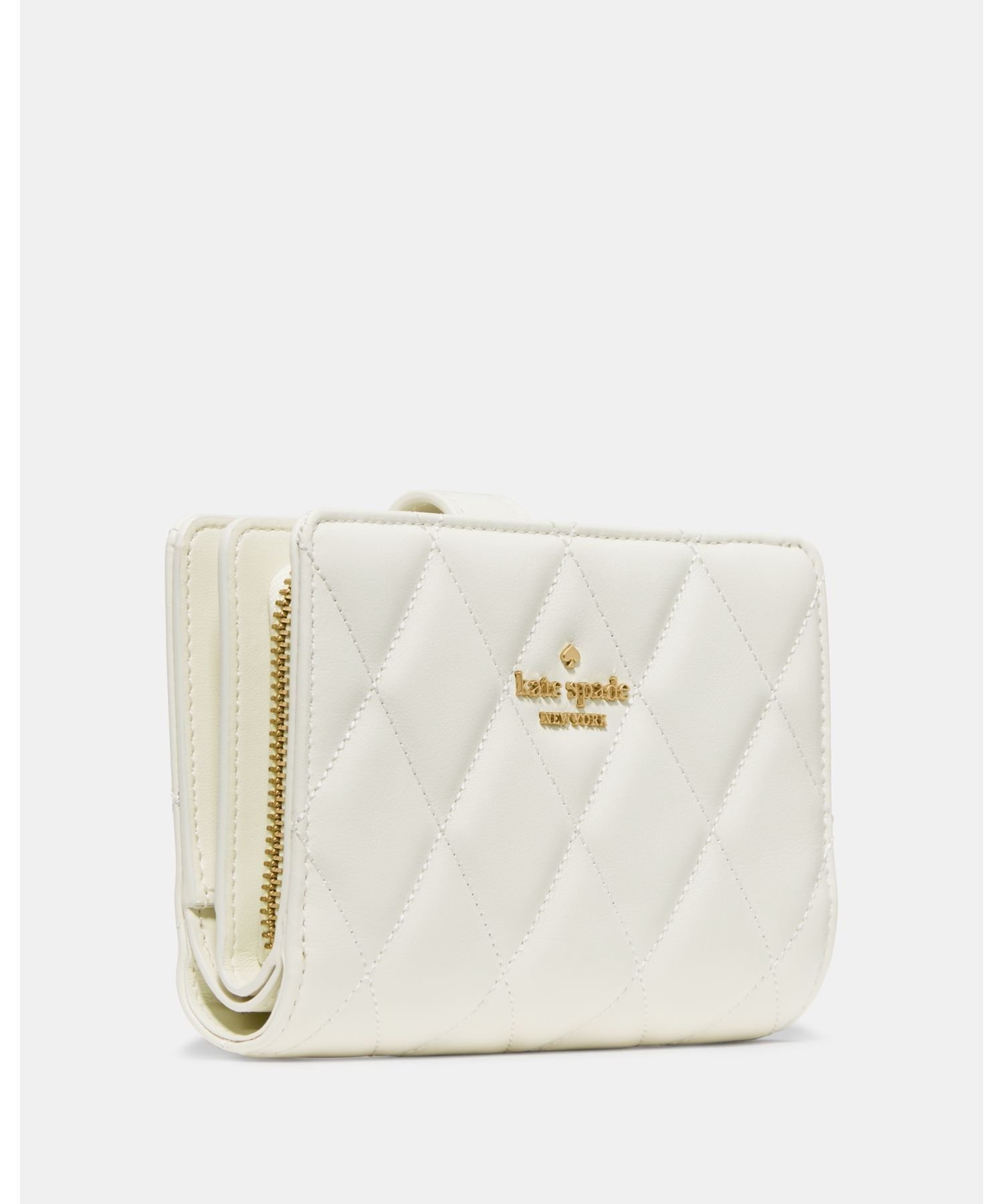 【SALE／68%OFF】kate spade new york キルテッド ミディアム バイフォールド ウォ...