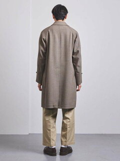 Gun Club Check Raglan Coat 1125-139-7365: Beige Gun Club Check Raglan Coat 1125-139-7365: Beige