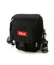 フィラ ショルダーバッグ メンズ 【SALE／12%OFF】FILA FILA ショルダーバッグ ジャガードテープ ミニショルダー バッグ ラザル バッグ ショルダーバッグ ブラック ネイビー