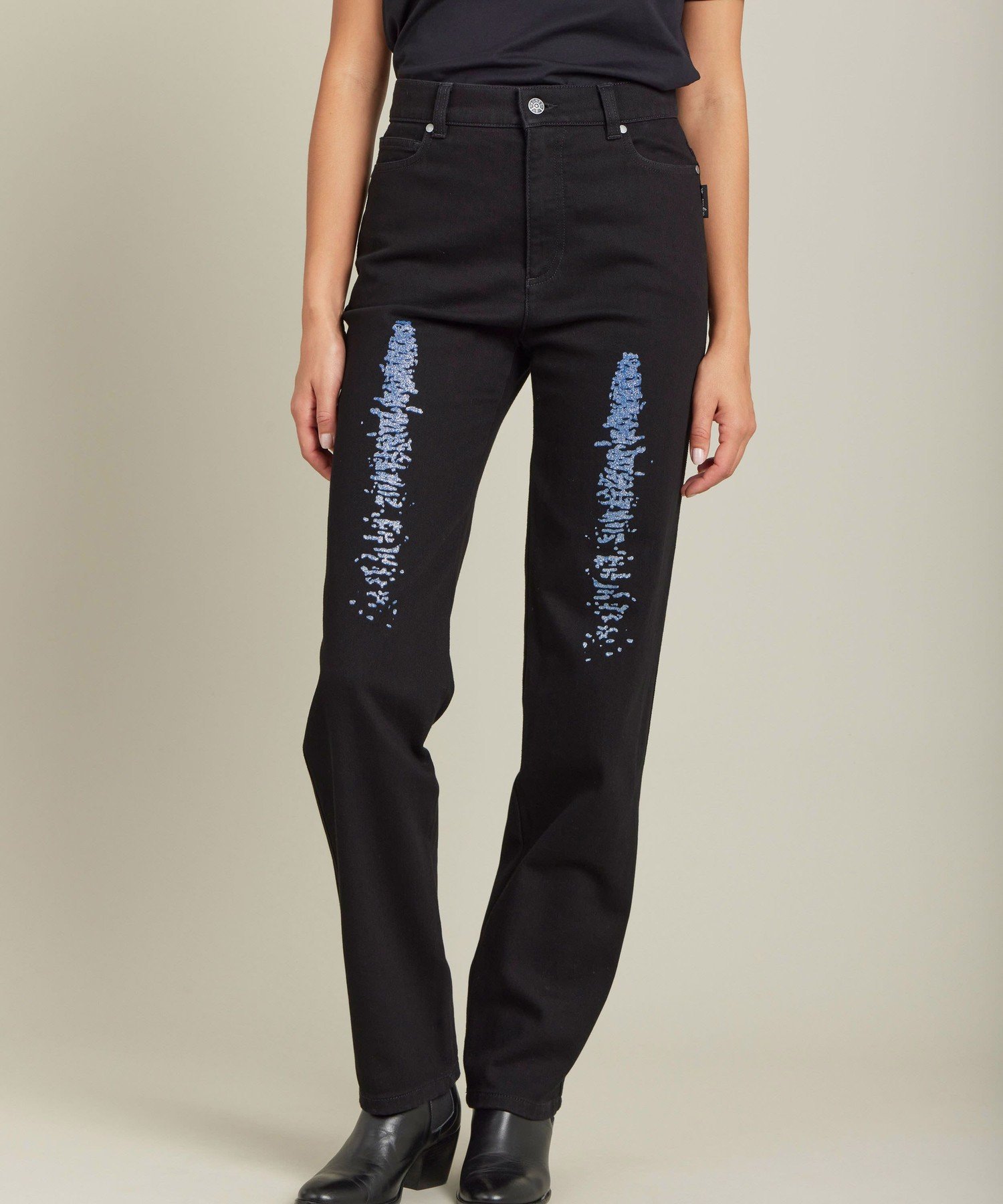 SEU7 PANTALON パンツ アニエスベー パンツ その他のパンツ ブラック