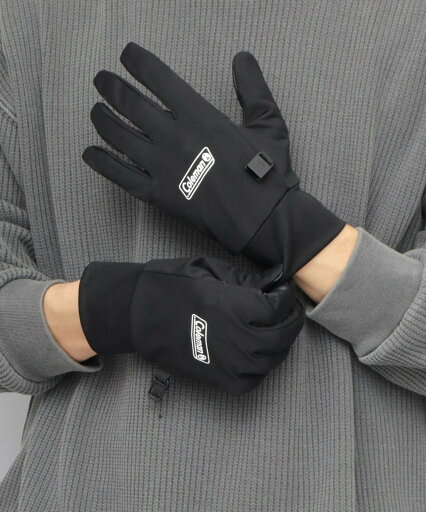 Coleman コールマン 手袋 防風 グローブ メンズ 5本指 手ぶくろ ストレッチグローブ エー.エム.エス. ファッション雑貨 手袋 ブラック Coleman コールマン 手袋 防風 グローブ メンズ 5本指 手ぶくろ ストレッチグローブ エー.エム.エス. ファッション雑貨 手袋 ブラック