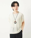 【SALE/30%OFF】GIANNI LO GIUDICE(小さいサイズ) アイレットフラワーニットベスト メゾンドゥサンク トップス その他のトップス イエ...