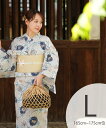 utatane utatane 浴衣3点セット 薄グレーに椿唐草 Lサイズ ウタタネ 着物・浴衣・和装小物 浴衣 グレー【送料無料】