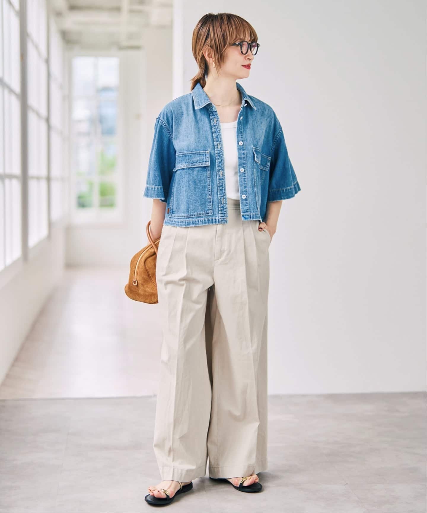 Spick & Span バックアシメチノ スピックアンドスパン パンツ チノパンツ ベージュ