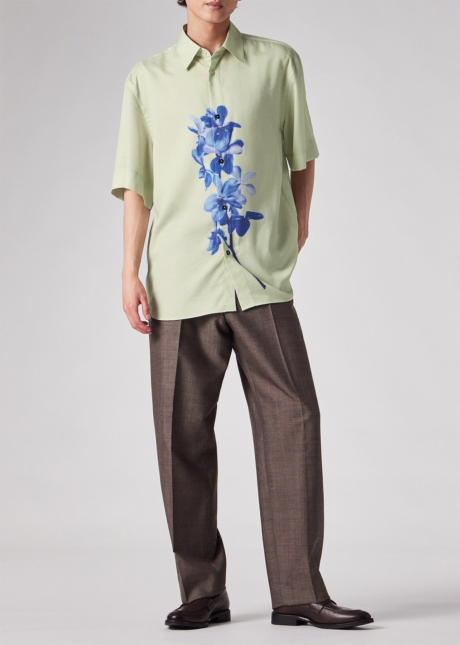 "Orchid" 半袖シャツ ポール・スミス トップス シャツ・ブラウス ベージュ