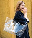 【SALE/60%OFF】ADAM PATEK ADAM PATEK/(U)CLEAR LEATHER HANDLE PVC TOTE レアリゼ バッグ トート...